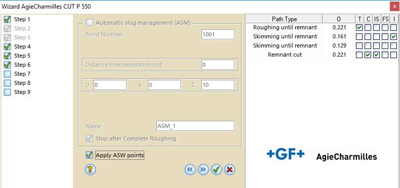 Asistente del nuevo módulo ASW
