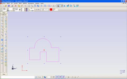 selección de geometría