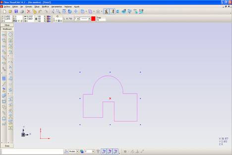 desplazamiento de la geometría
